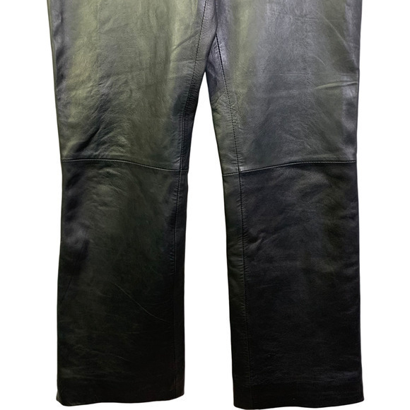 ST. JOHN COUTURE Vintage Leather Pants Slacks - Picture 4 of 11